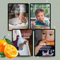 E-raamatute nelik "Väikese sööja stardipakett" 🍊